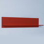 Hanah Home Raf-11-Kk-1 Estante de Pared Rojo